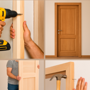 Instalación de Puertas y Marcos de Madera